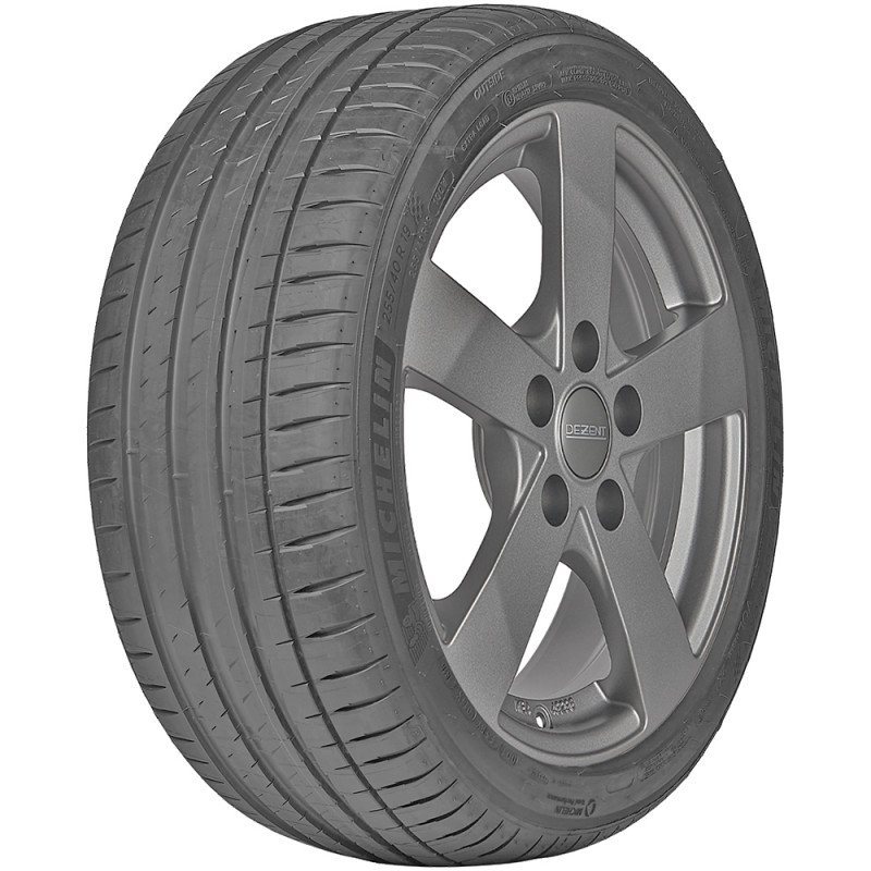 opona samochodowa letnia Michelin PILOT SPORT 4 w rozmiarze 205/45R17 z indeksem nośności 88 i prędkości V - widok z boku