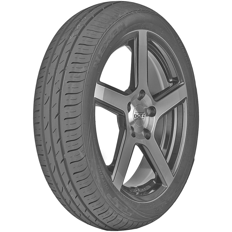 opona samochodowa letnia Nexen N'BLUE HD PLUS w rozmiarze 165/60R15 z indeksem nośności 77 i prędkości T - widok z boku