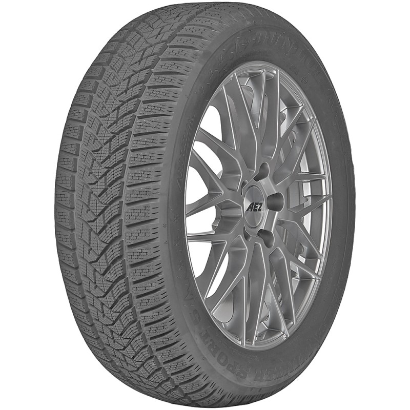 opona samochodowa zimowa Dunlop WINTER SPORT 5 w rozmiarze 205/55R16 z indeksem nośności 91 i prędkości T - widok z boku