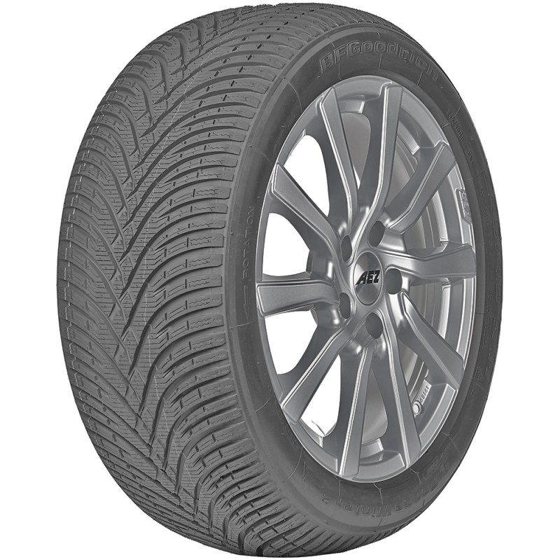 opona samochodowa zimowa BFGoodrich G FORCE WINTER 2 w rozmiarze 205/55R16 z indeksem nośności 91 i prędkości T - widok z boku