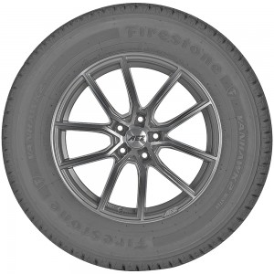 opona samochodowa Firestone WINTERHAWK 2 w rozmiarze 195/60R16 z indeksem nośności 99 i prędkości T - widok z profilu