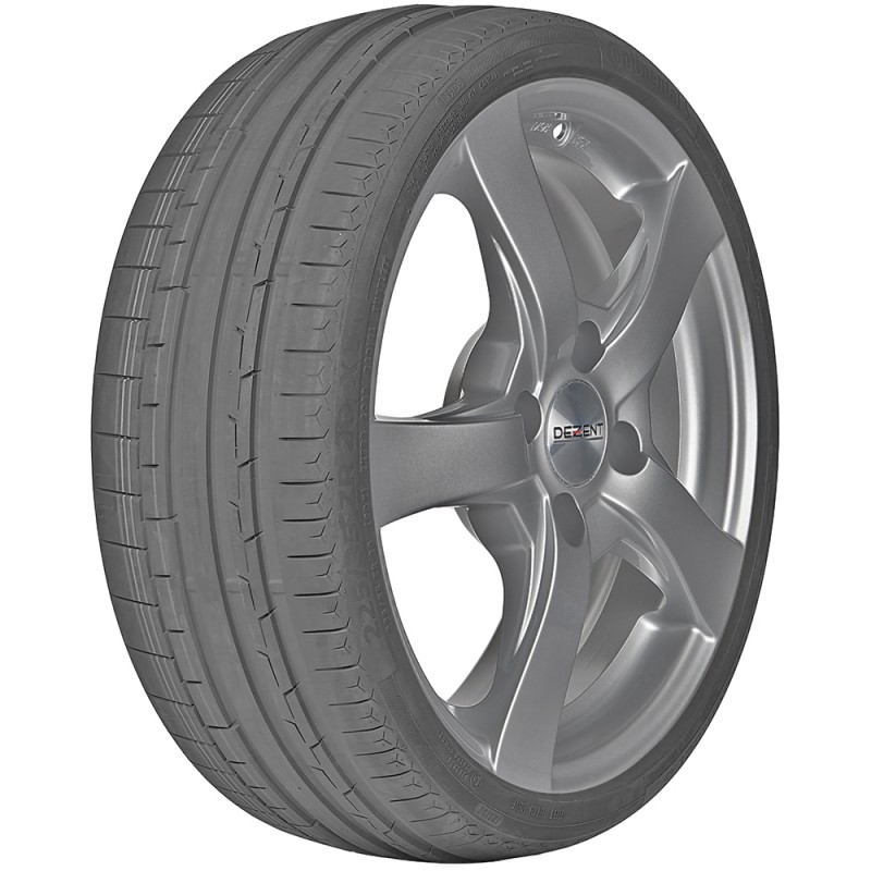 opona samochodowa letnia Continental SPORTCONTACT 6 w rozmiarze 265/40R21 z indeksem nośności 105 i prędkości Y - widok z boku