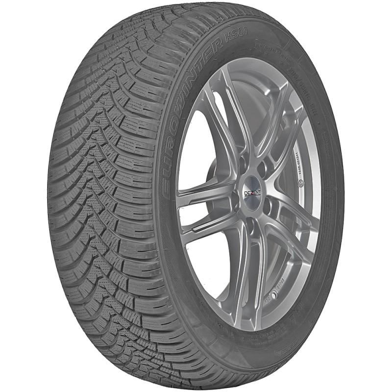 opona samochodowa zimowa Falken EUROWINTER HS01 w rozmiarze 215/50R18 z indeksem nośności 92 i prędkości V - widok z boku