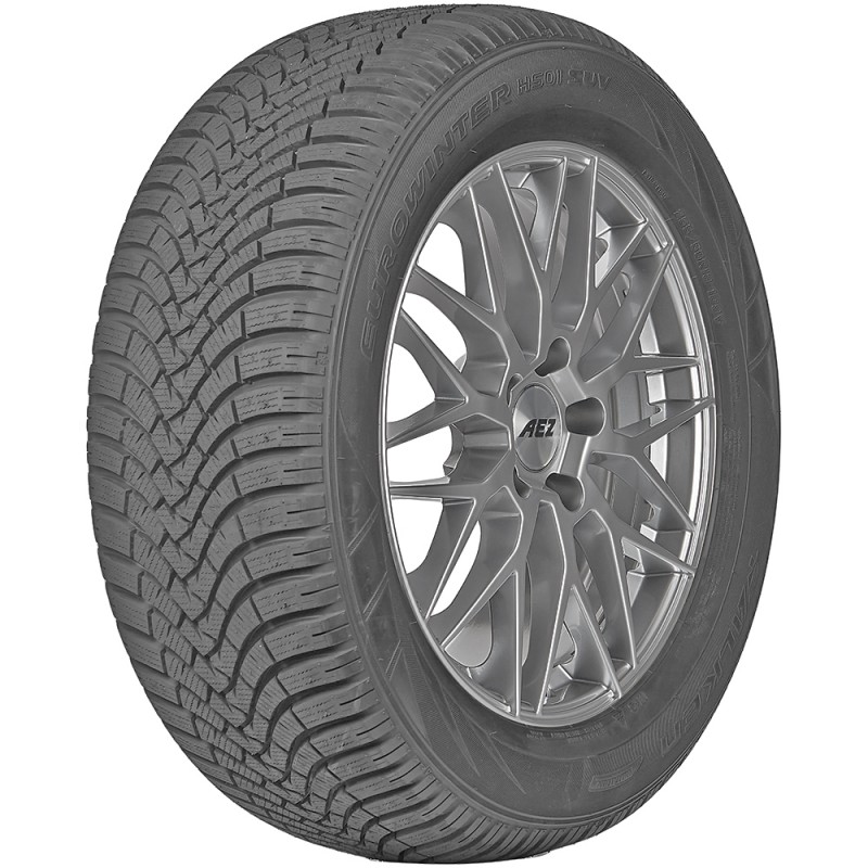 opona samochodowa zimowa Falken EUROWINTER HS 01 SUV w rozmiarze 215/70R16 z indeksem nośności 100 i prędkości H - widok z boku