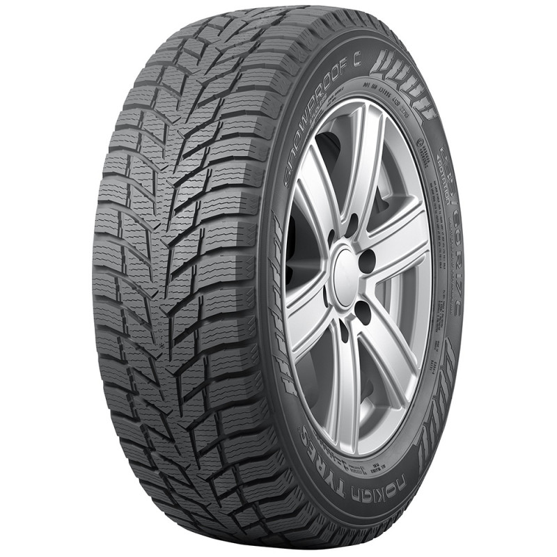 opona samochodowa zimowa Nokian SNOWPROOF C w rozmiarze 215/70R15 z indeksem nośności 109/107 i prędkości R