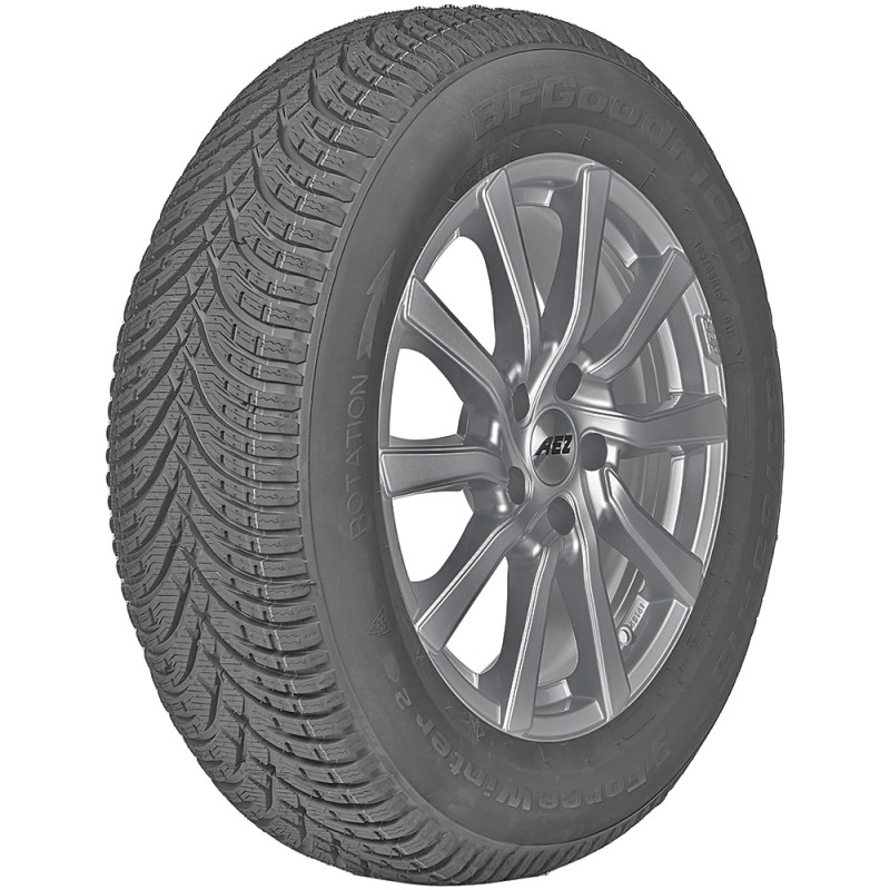 opona samochodowa zimowa BFGoodrich G FORCE WINTER 2 w rozmiarze 205/55R19 z indeksem nośności 97 i prędkości H - widok z boku