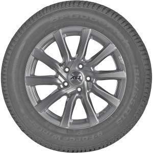 opona osobowa zimowa BFGoodrich G FORCE WINTER 2 w rozmiarze 205/55R19 z indeksem nośności 97 i prędkości H - widok z profilu