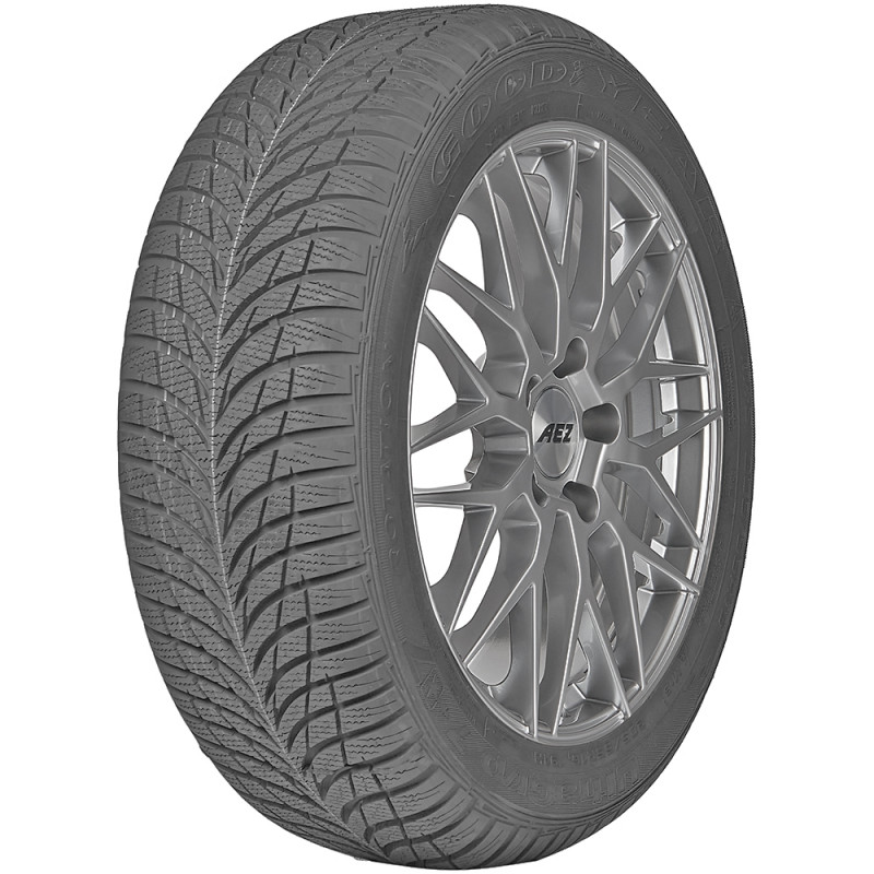 opona samochodowa zimowa Goodyear ULTRA GRIP 7+ w rozmiarze 205/55R16 z indeksem nośności 91 i prędkości H - widok z boku