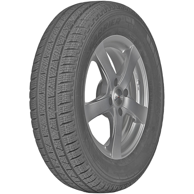 opona samochodowa zimowa Pirelli CARRIER WINTER w rozmiarze 195/60R16 z indeksem nośności 99 i prędkości T - widok z boku