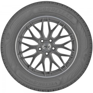 opona dostawcza całoroczna Goodyear Vector 4SeasonS Cargo w rozmiarze 215/75R16 z indeksem nośności 116 i prędkości T