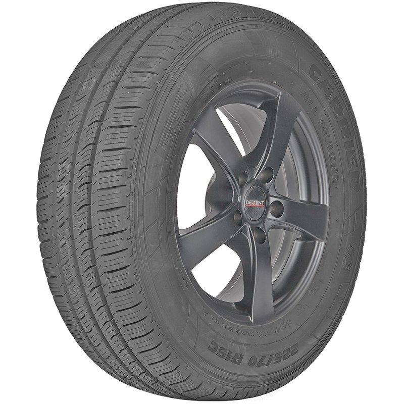 opona samochodowa całoroczna Pirelli Carrier All Season w rozmiarze 205/75R16 110R - widok z boku