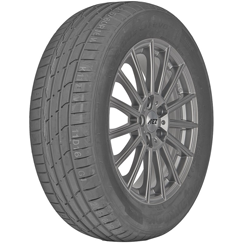 opona samochodowa letnia Hankook Ventus S1 Evo2 K117 w rozmiarze 245/45R18 z indeksem nośności 100 i prędkości Y - widok z boku