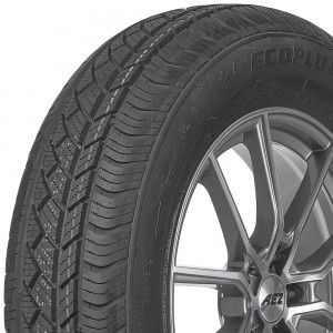 opona osobowa całoroczna Fortuna Ecoplus 4S w rozmiarze 145/70R13 z indeksem nośności 71 i prędkości T - wycinek