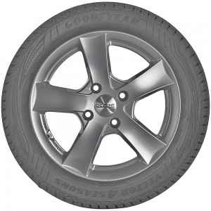 opona do samochodów osobowych Goodyear VECTOR 4SEASONS G2 w rozmiarze 215/55R17 98W - widok z profilu