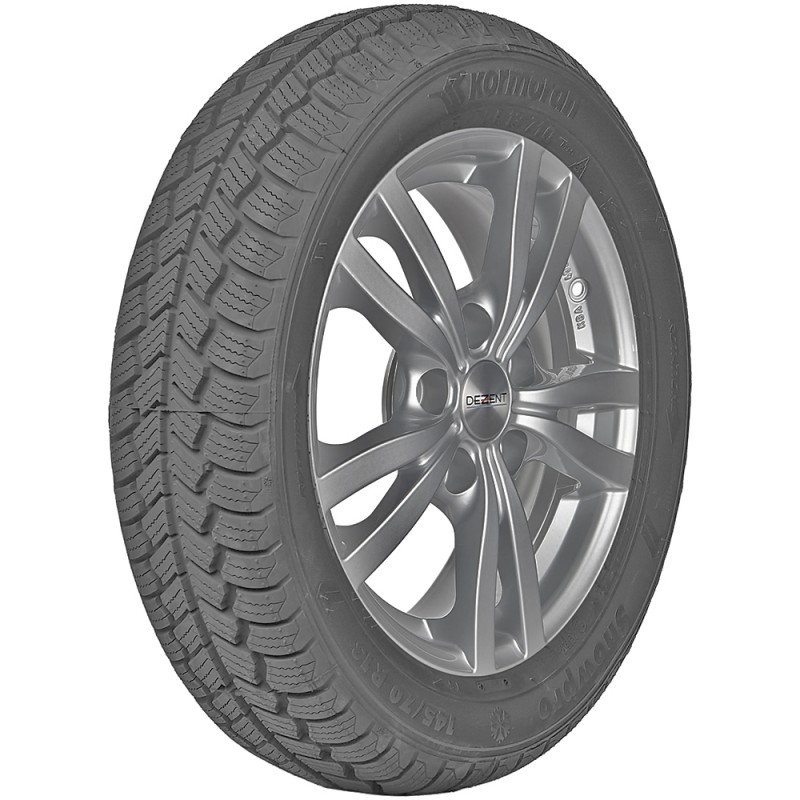 opona samochodowa zimowa Kormoran SNOWPRO w rozmiarze 155/80R13 z indeksem nośności 79 i prędkości Q - widok z boku