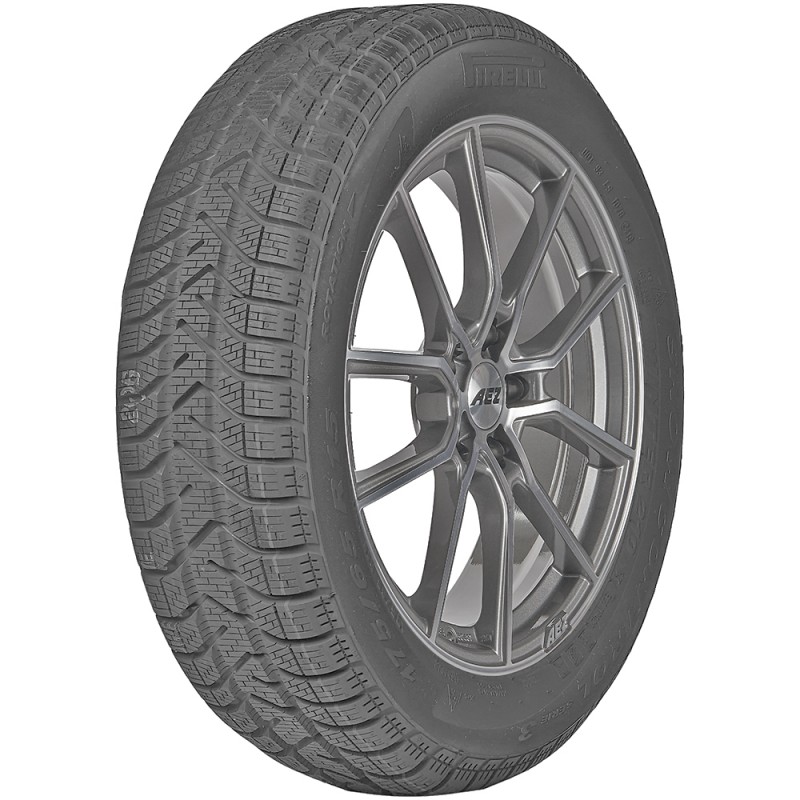 opona samochodowa zimowa Pirelli SNOWCONTROL SERIE III w rozmiarze 195/55R16 z indeksem nośności 91 i prędkości H - widok z boku