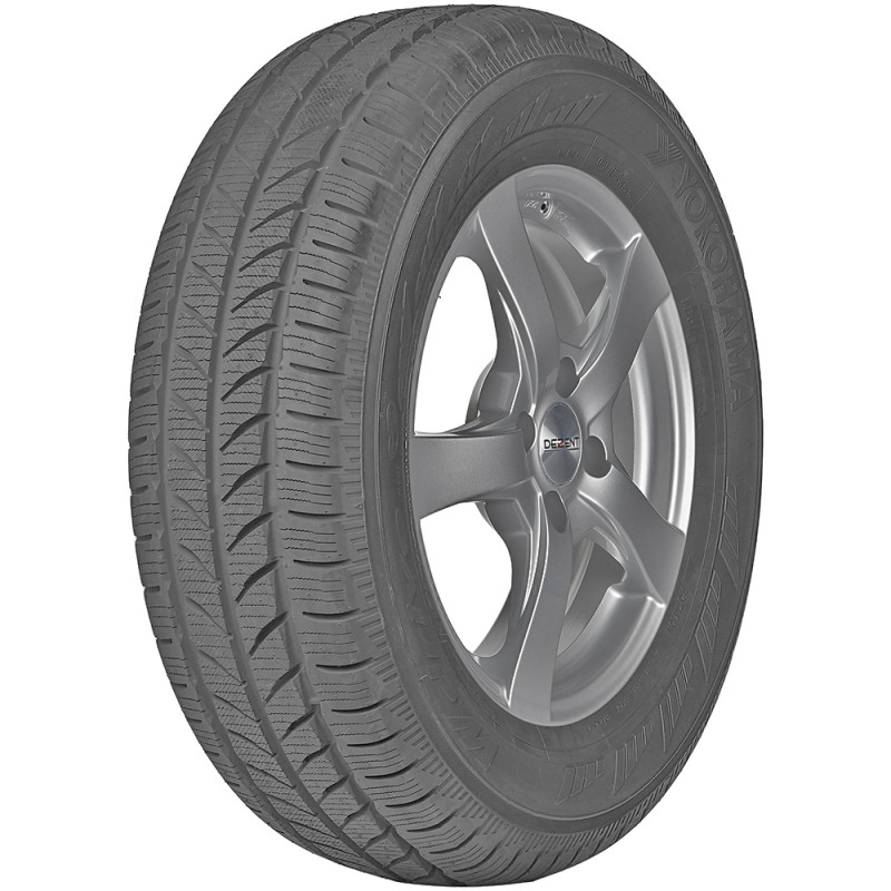 opona samochodowa zimowa Yokohama W.DRIVE WY01 w rozmiarze 205/70R15 z indeksem nośności 106/104 i prędkości R - widok z boku